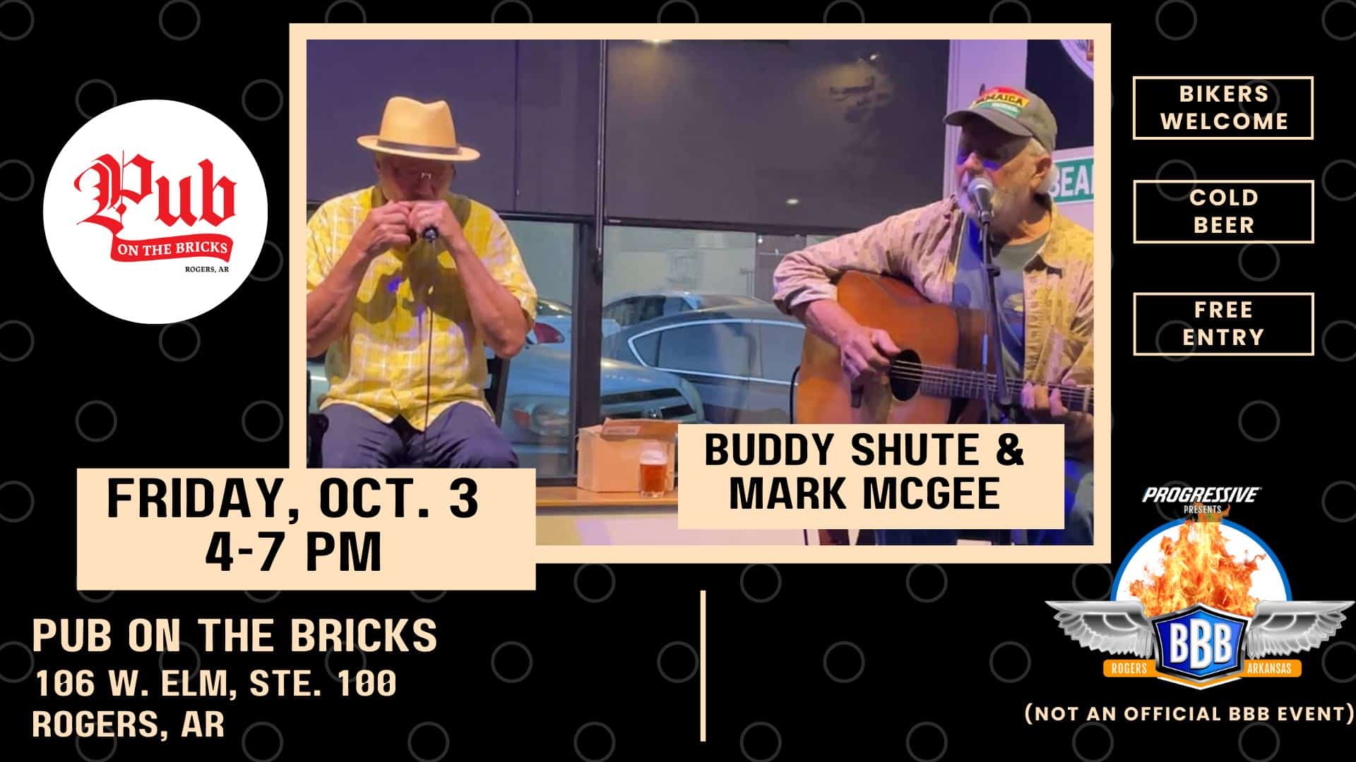 Buddy Shute & Mark McGee at the Pub