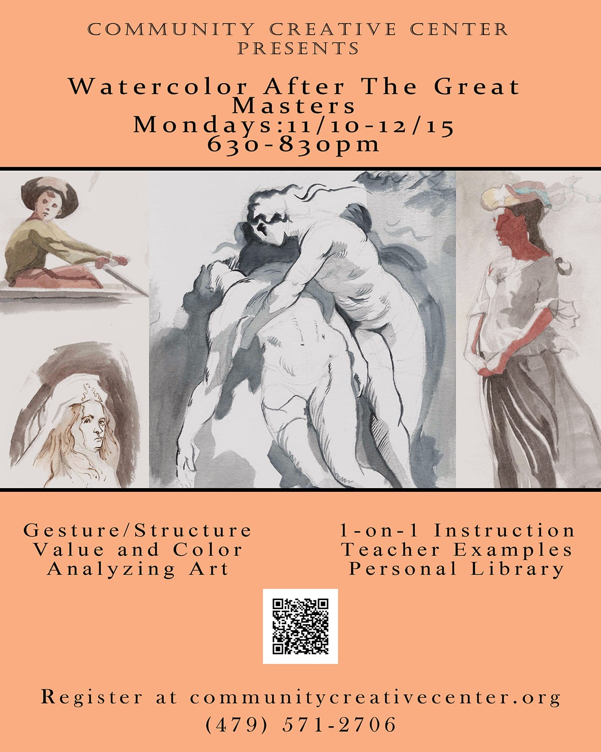 Watercolor After The Masters