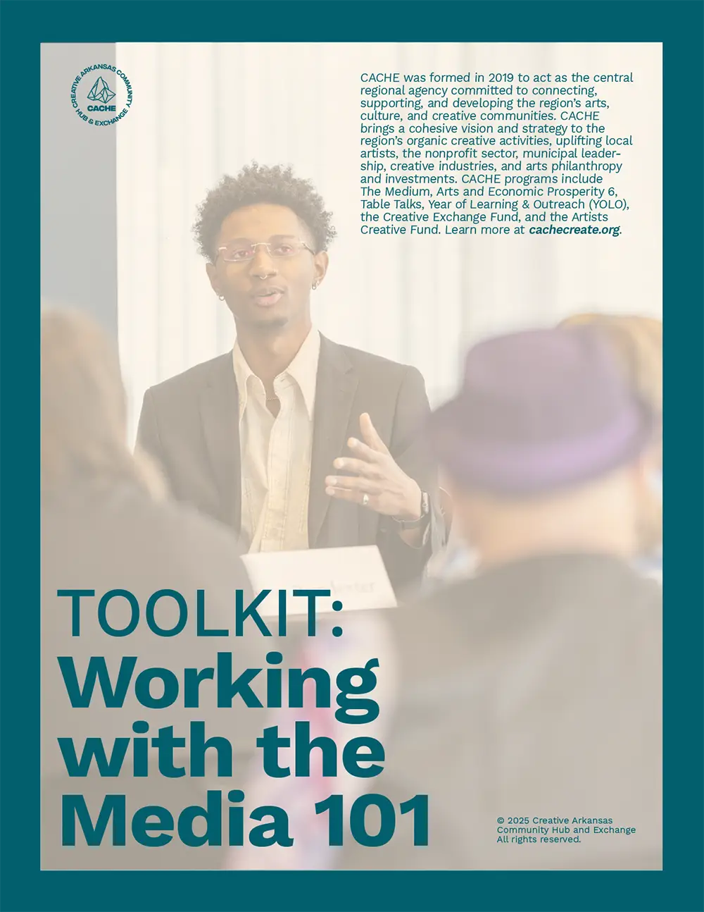 PDF Cover titled "Toolkit: Working with the Media 101"